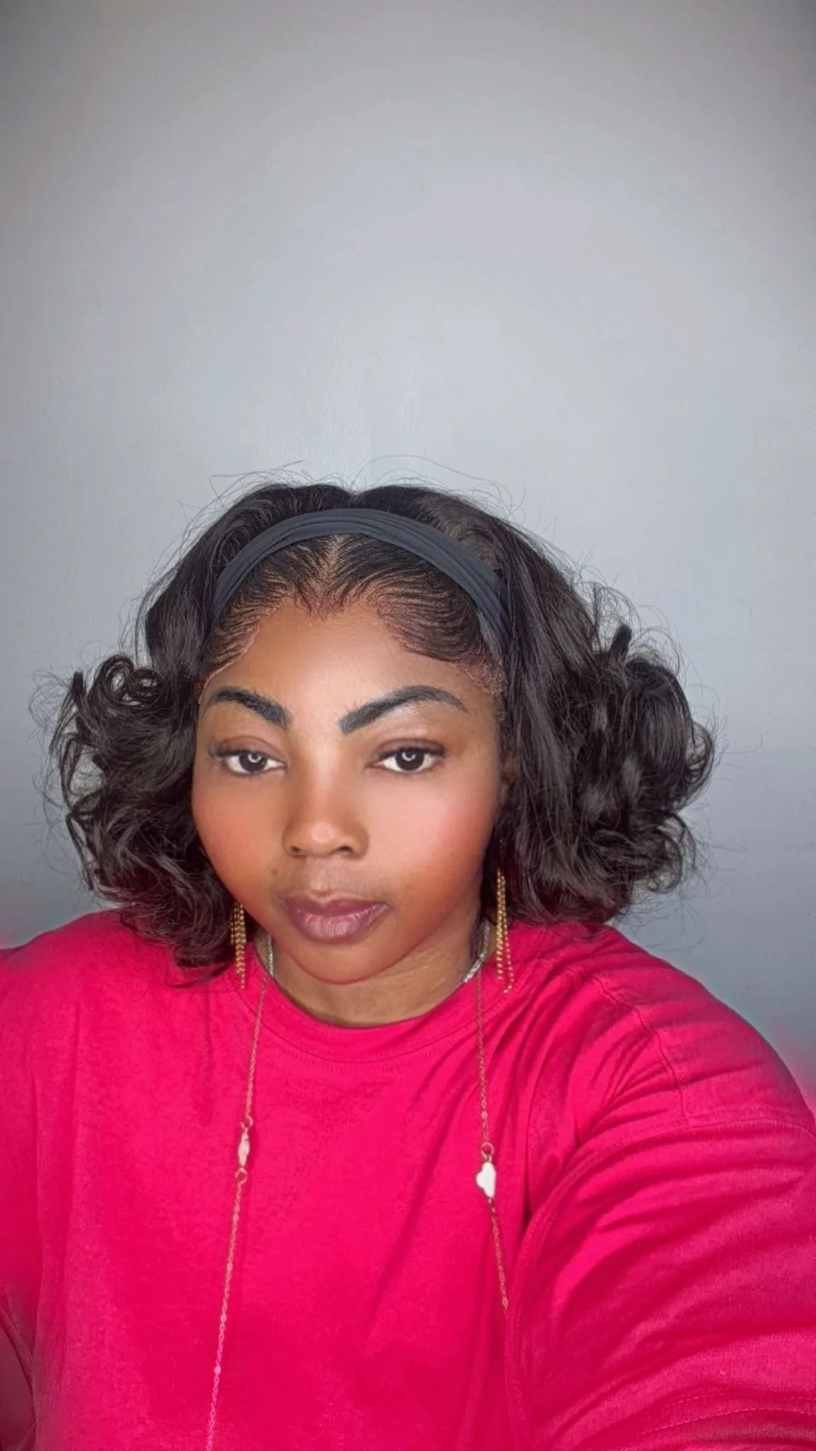 MATI 300g Human Hair Bouncy Headband Wig 12 Inch — Gallery image 16