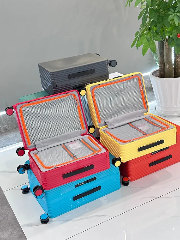 Wide Handle Hard Shell Luggage Suitcase – 20"/24" Carry-On & Check-In Travel Case — Gallery image 5