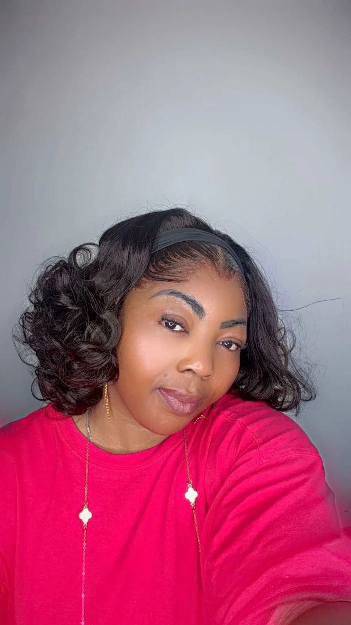 Tigo human hair bouncy headband wig 300g 12inch — Gallery image 8