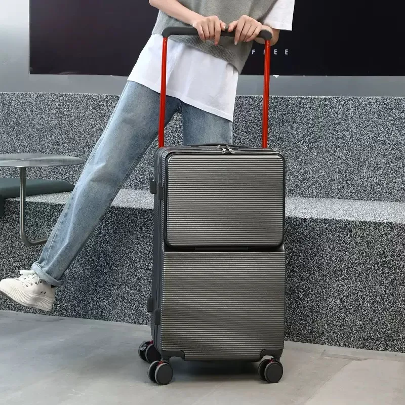 Front-Opening Suitcase with Pull Rod, Large Capacity — Gallery image 7