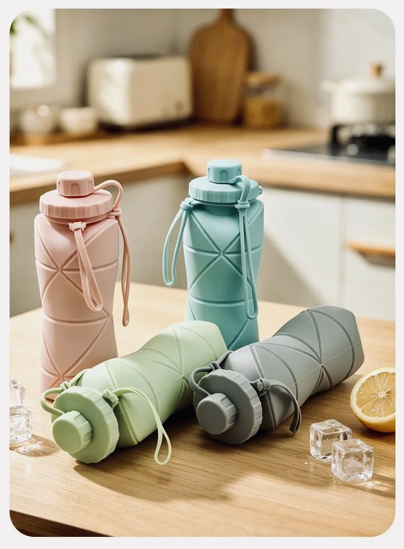 Silicone water bottle — Gallery image 1