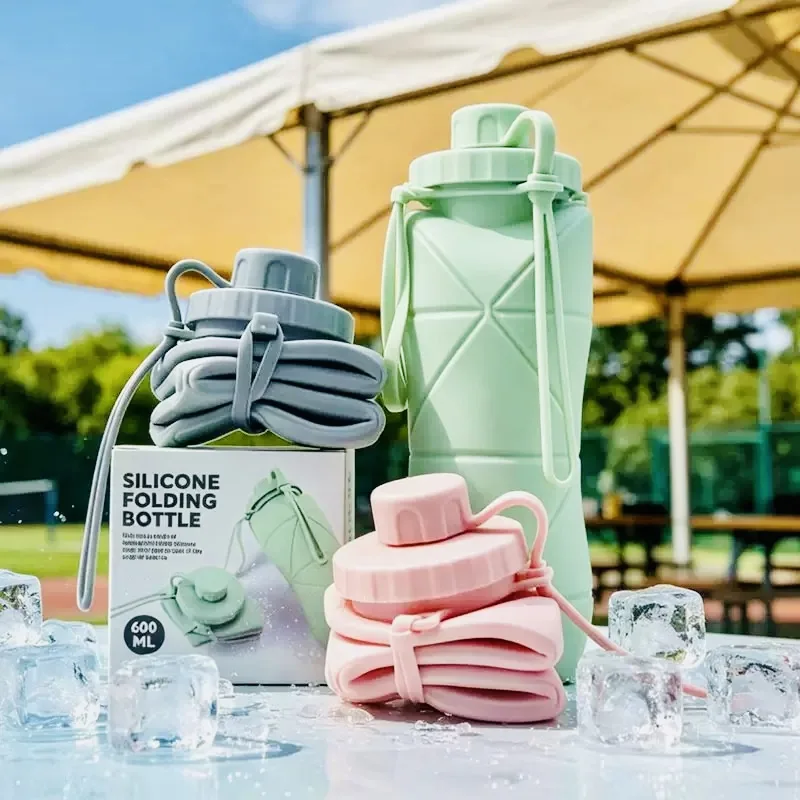 Silicone water bottle — Gallery image 8