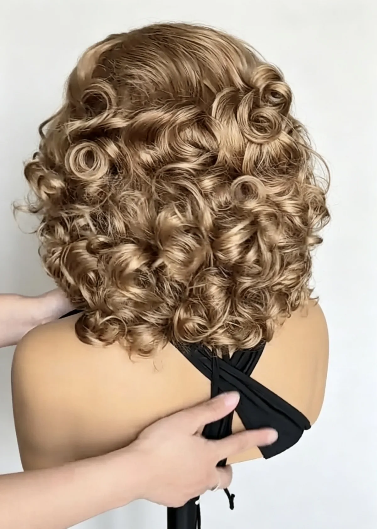 MATI 300g Human Hair Bouncy Headband Wig 12 Inch — Gallery image 12